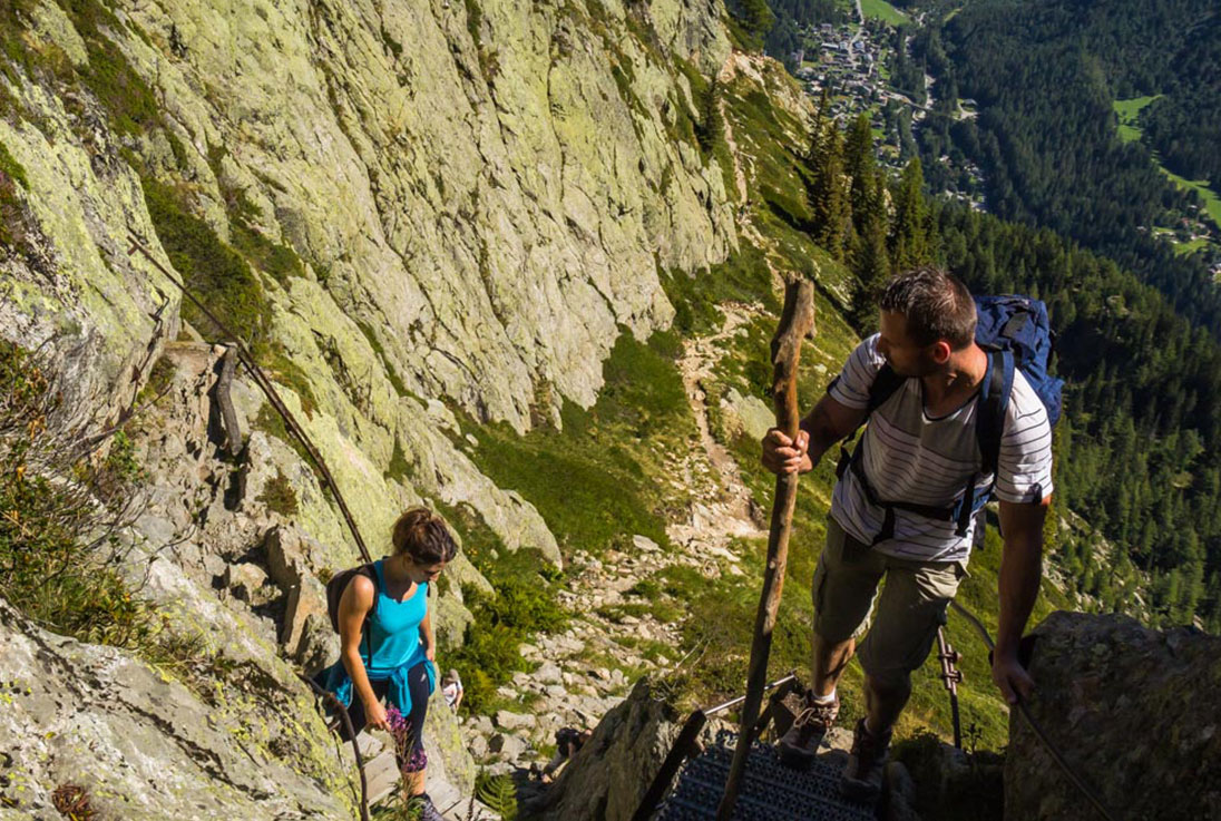Ladders on Tour du Mont Blanc
